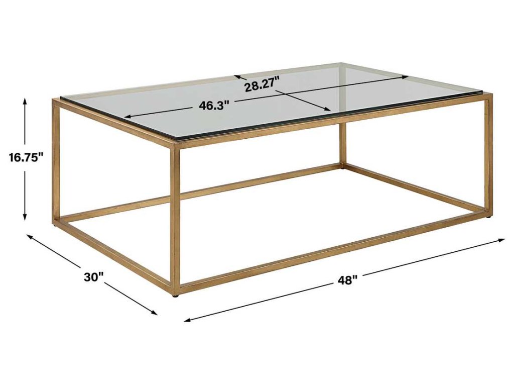 Bravura Coffee Table, Gold - image 5
