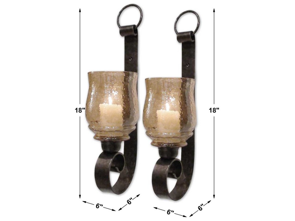 Joselyn Candle Sconces, S/2 - image 3