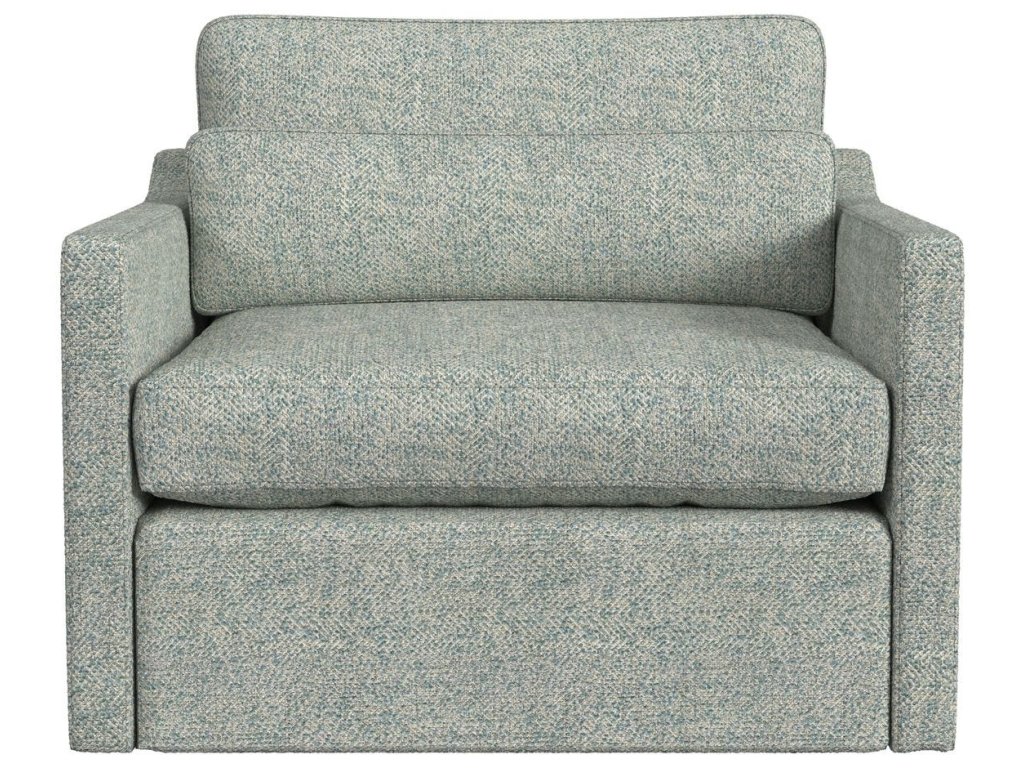 Slope Swivel Chair-And-A-Half - Tweedy Bird Sky - main image