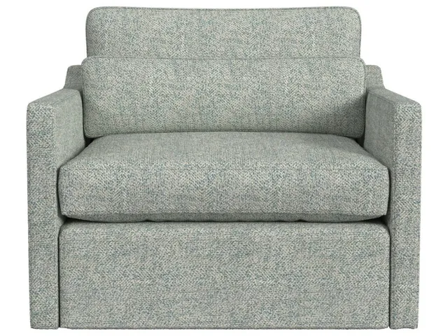 Slope Swivel Chair-And-A-Half - Tweedy Bird Sky