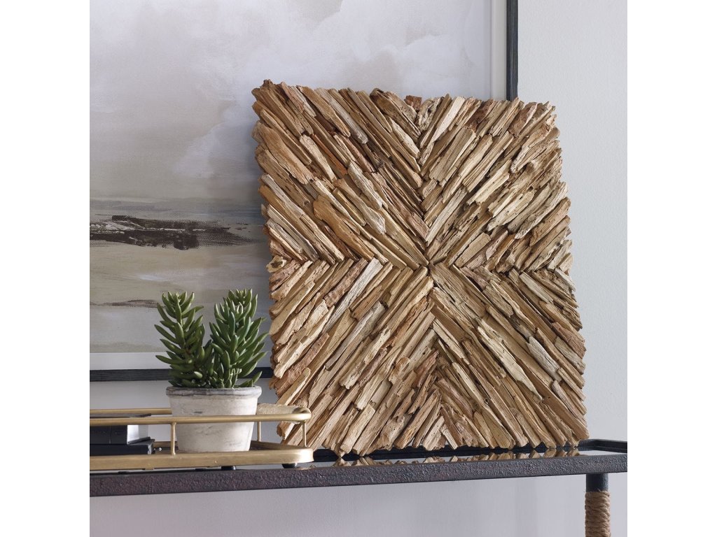 Outland Wood Wall Decor, Natural - image 2