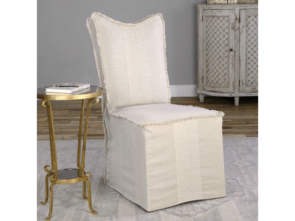 Lenore Armless Chair, Flax, 2 Per Box, Priced Each - image 1