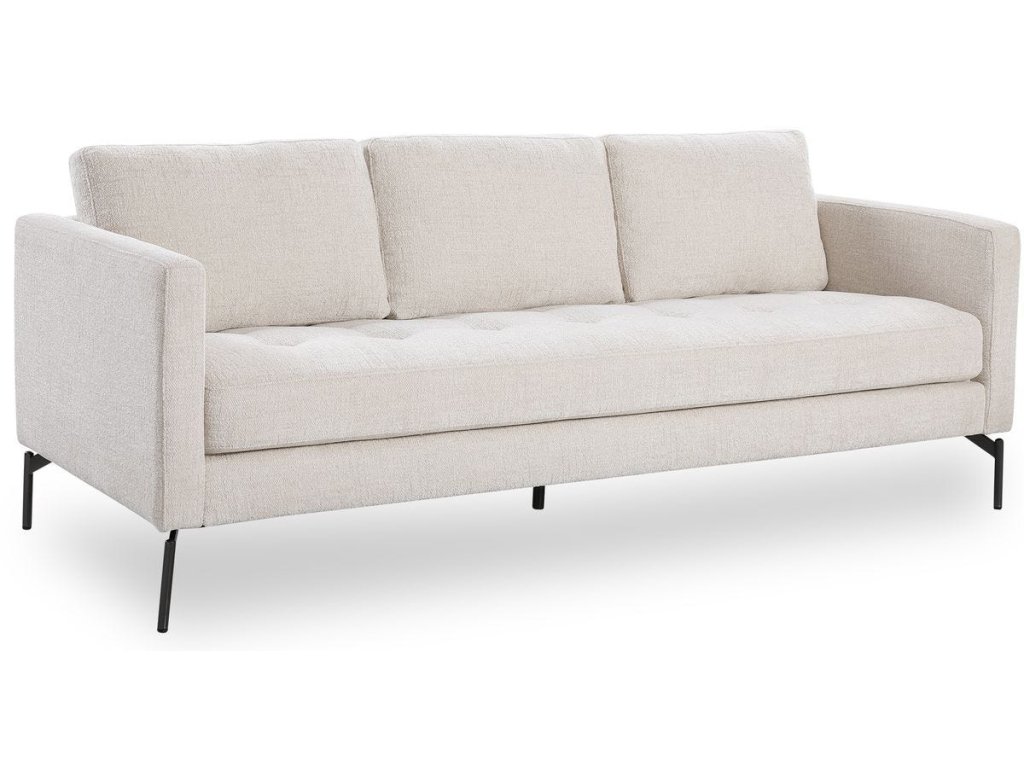 Ventura Sofa - Ivory Chenille - image 6