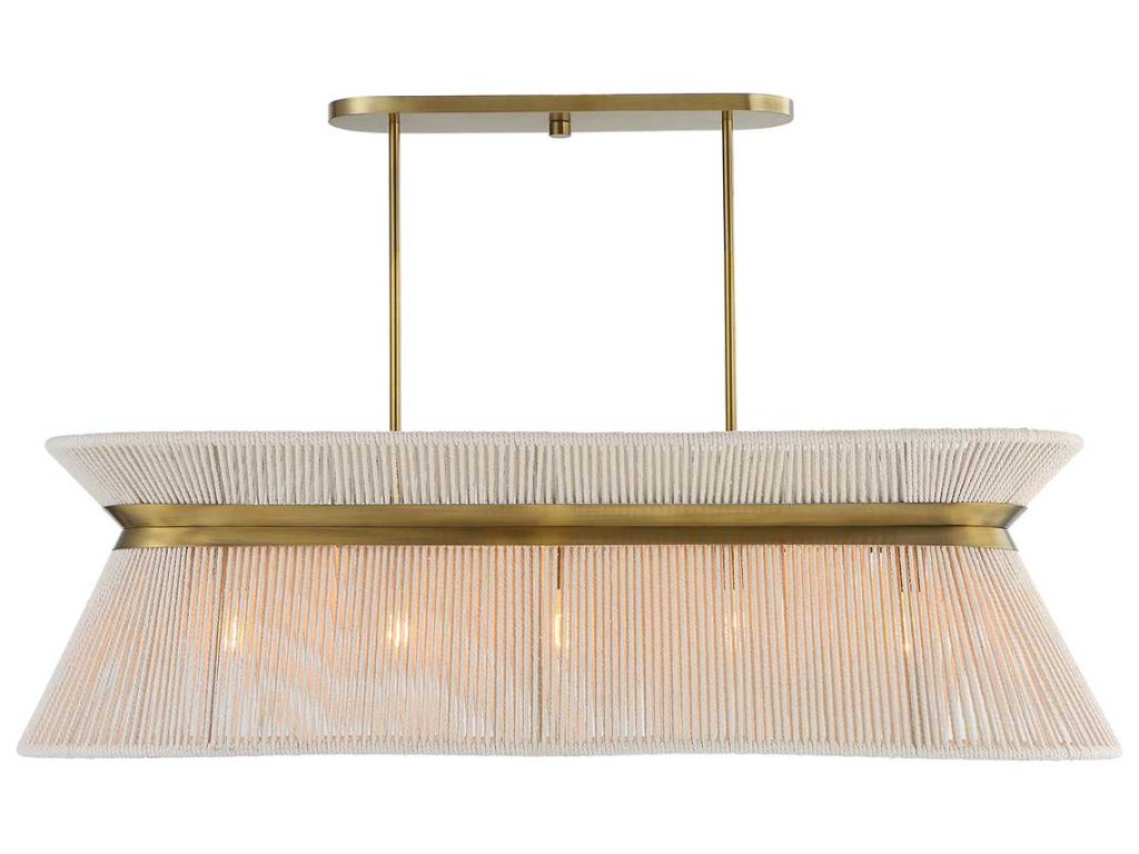 Highly Strung, 5 Lt Linear Pendant - White - main image