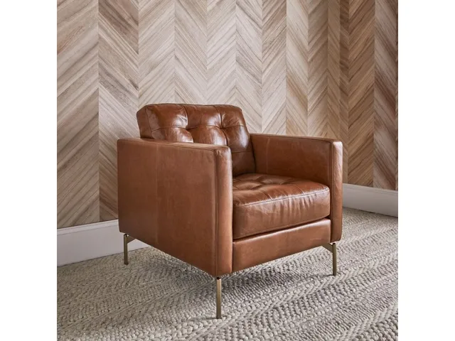 Ventura Chair - Caramel Leather