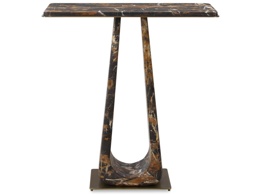 About Turn Console Table - Michelangelo Marble - main image