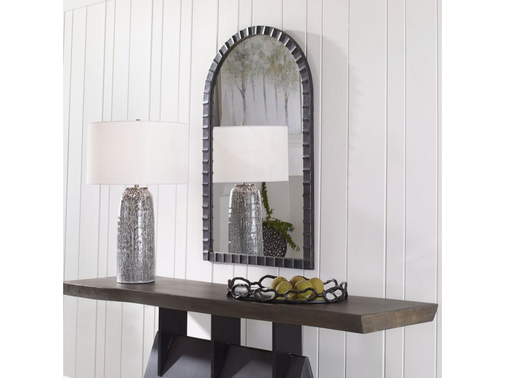 Dandridge Arch Mirror, Black - image 4