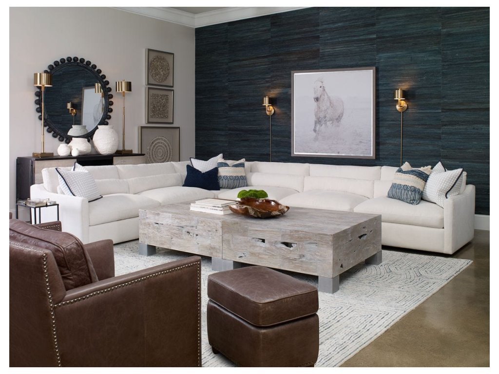 Slope Sofa, Armless - Alabaster Chenille - image 1