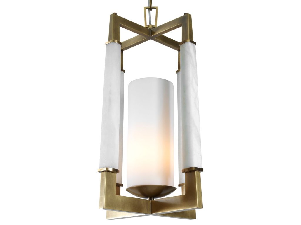 Alabaster Temple, 1 Lt Pendant - main image