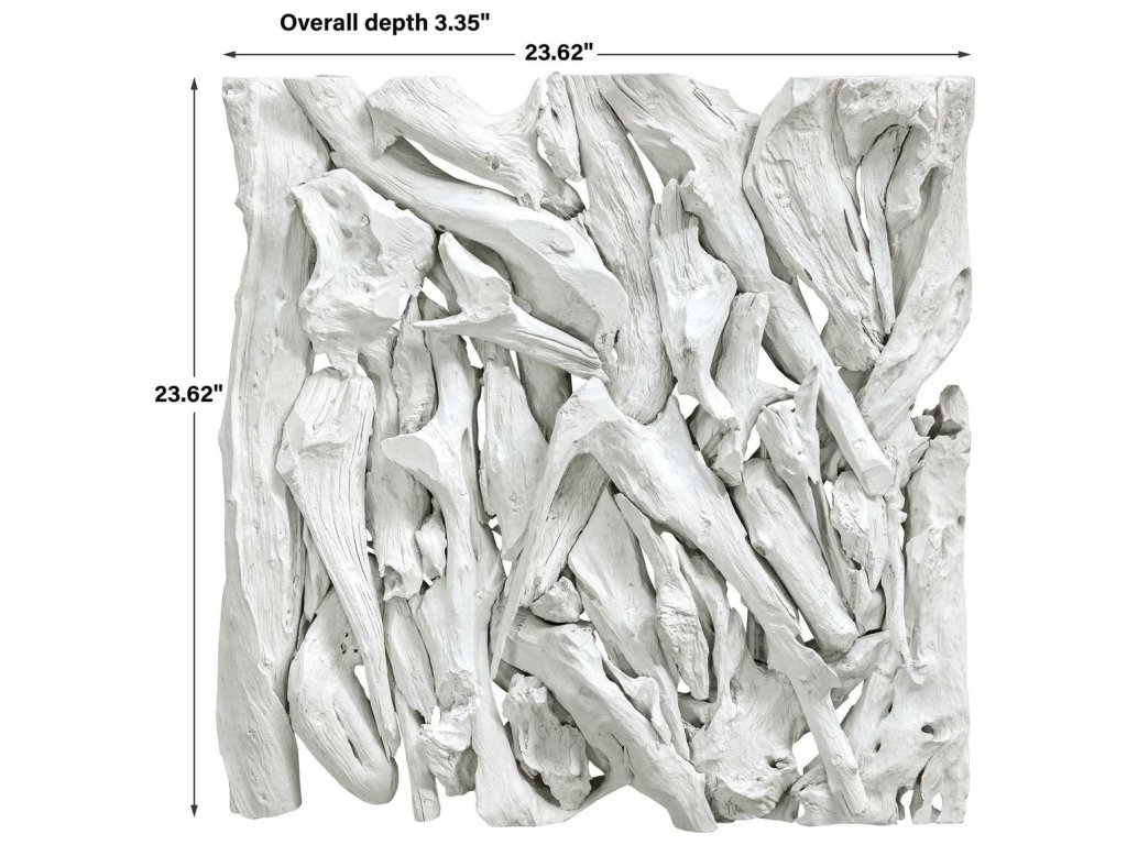 Rio Wood Wall Decor, Whitewashed - image 6