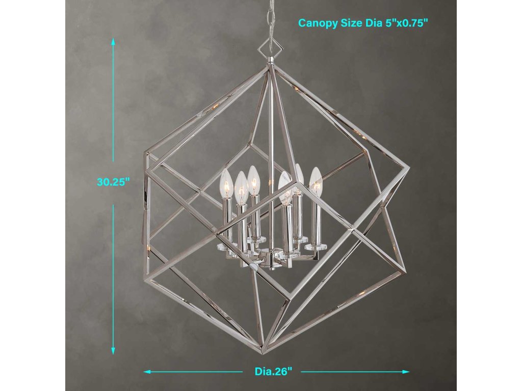 Euclid, 6 Lt Pendant - image 7