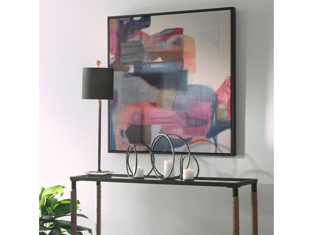 Geranium And Ginger Framed Canvas - image 2