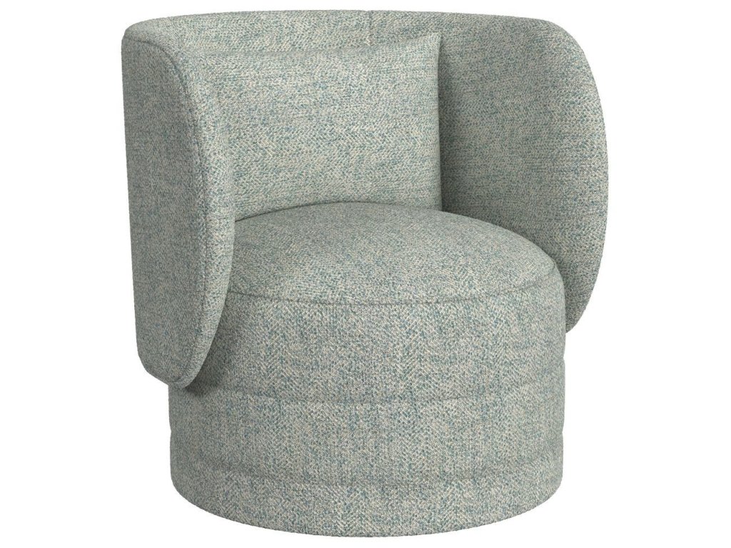 Sanctuary Swivel Chair - Tweedy Bird Sky - image 1