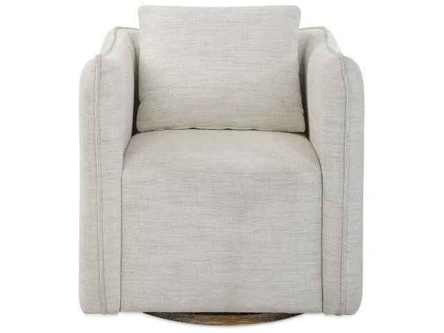 Corben Swivel Chair, White