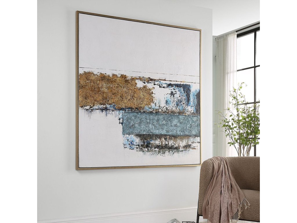 Stacked Against Hand Painted Canvas - image 5