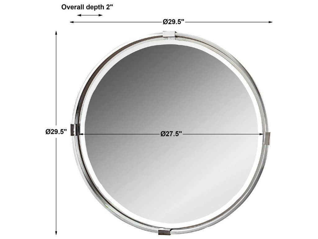 Tazlina Round Mirror - image 4