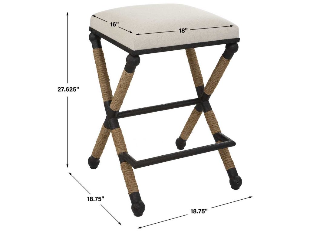 Firth Counter Stool, Oatmeal - image 7