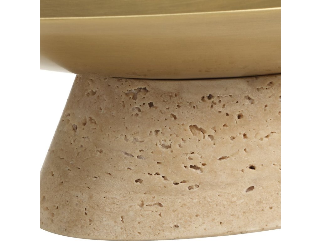 Coup De Grace Low Bowl - Travertine - image 5