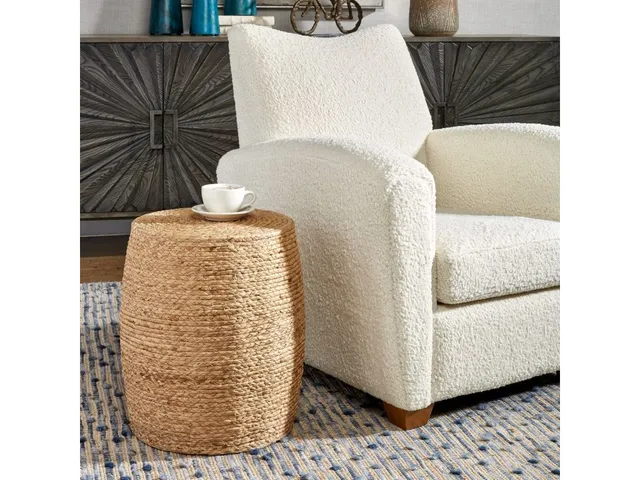 Resort Accent Stool, Natural - Alternative View