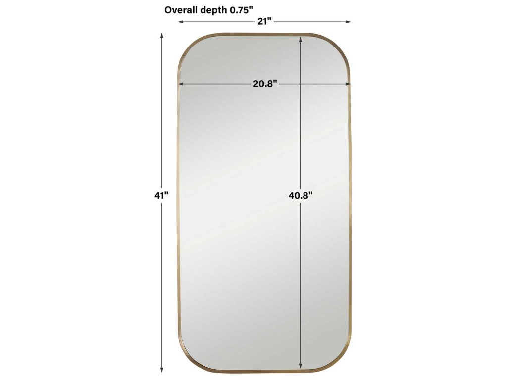 Taft Mirror, Brass - image 6