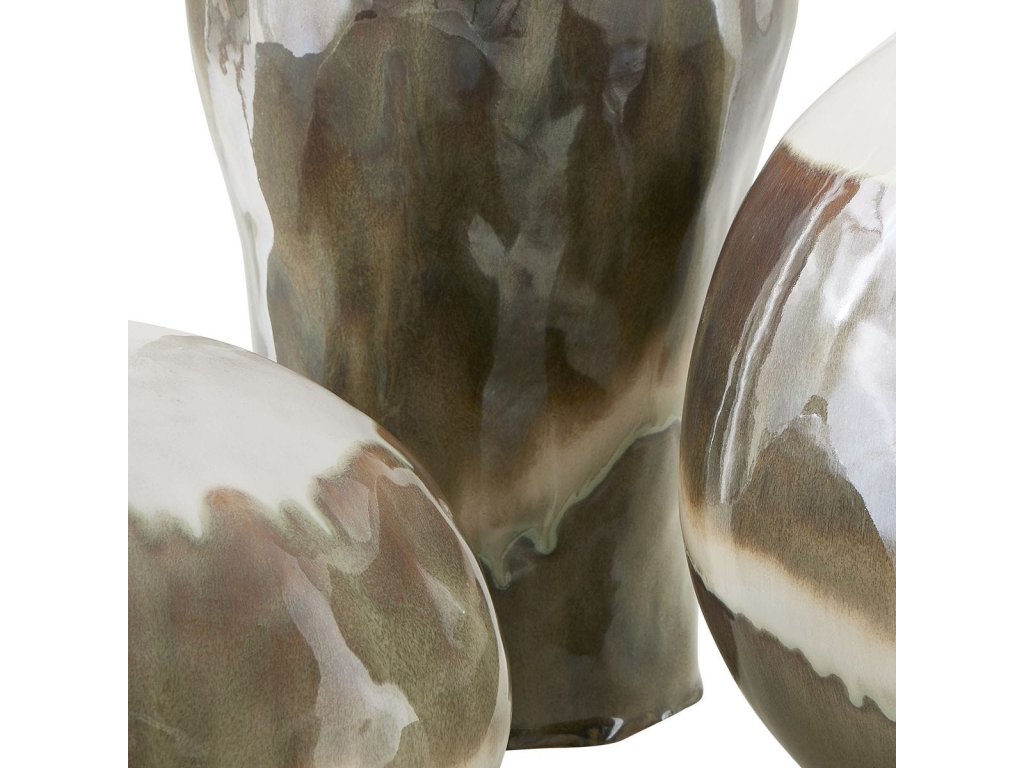 Earthflow Outdoor Vases, S/3 - image 4