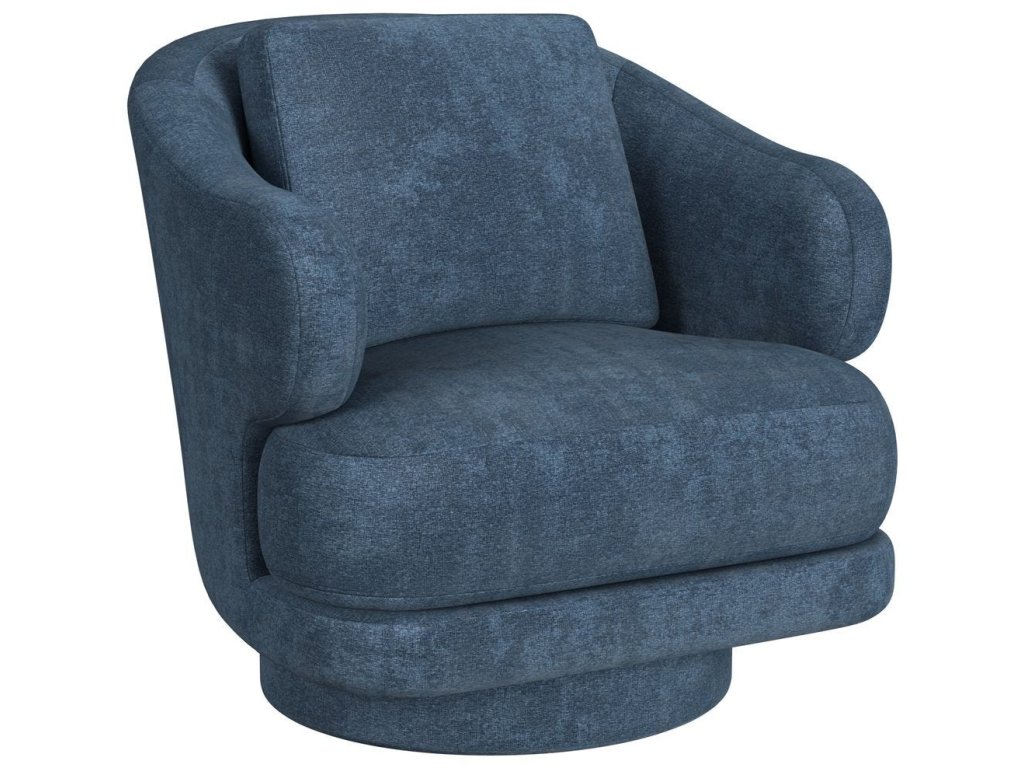 Cuddle Swivel Chair - Lux Peacock - image 1