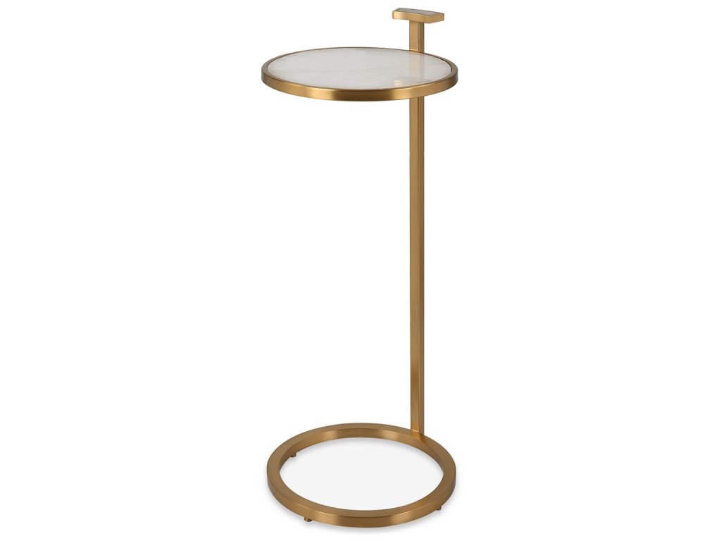 Jewel Pull Up Accent Table - Round - main image