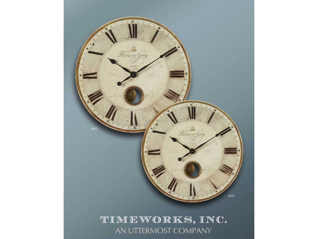Harrison Gray 23" Wall Clock - image 2