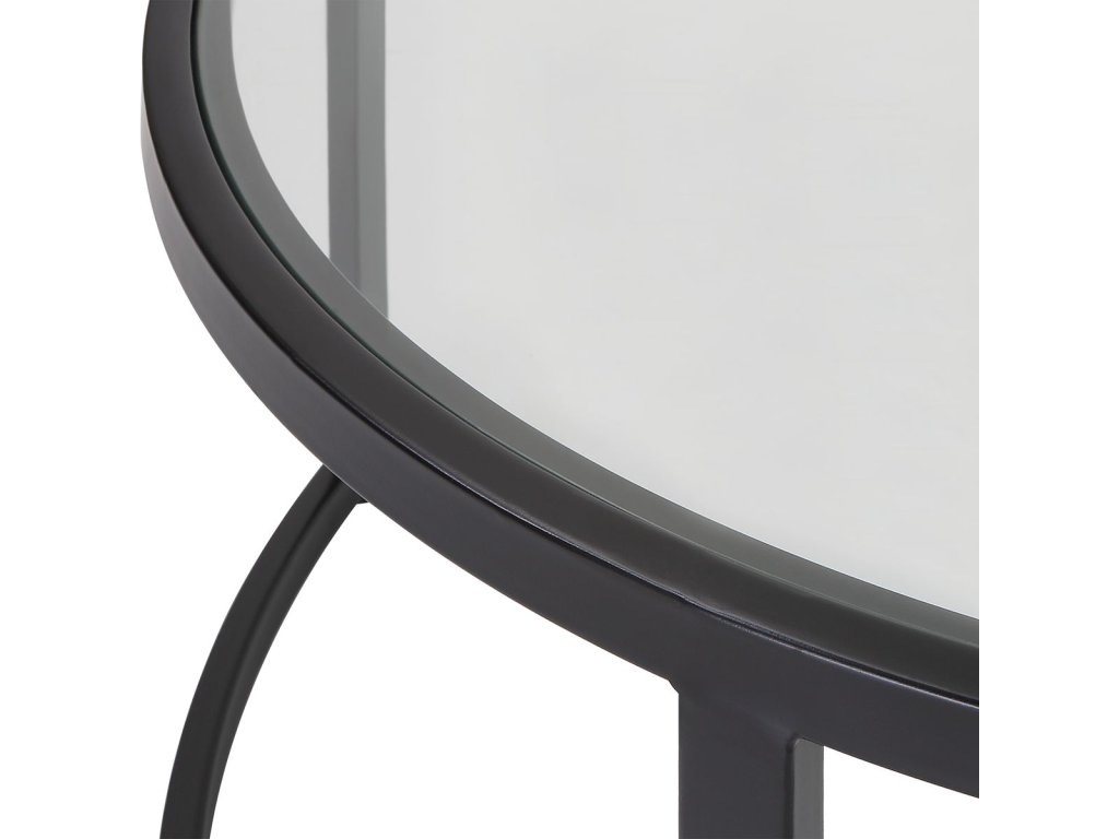 Rhea Nesting Coffee Tables, Black, S/2 - image 5