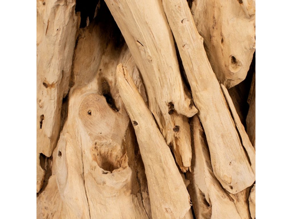 Teak Root Dining Table - Round Bleached, 2 Cartons - image 2