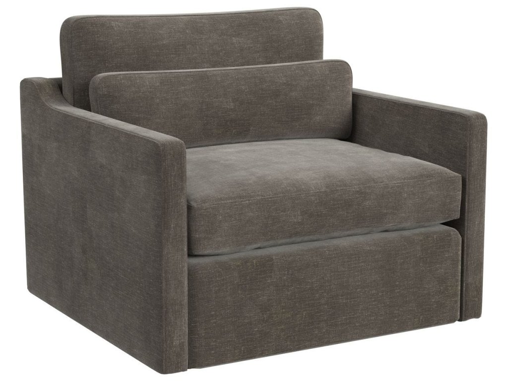 Slope Swivel Chair-And-A-Half - Lux Graphite - image 2