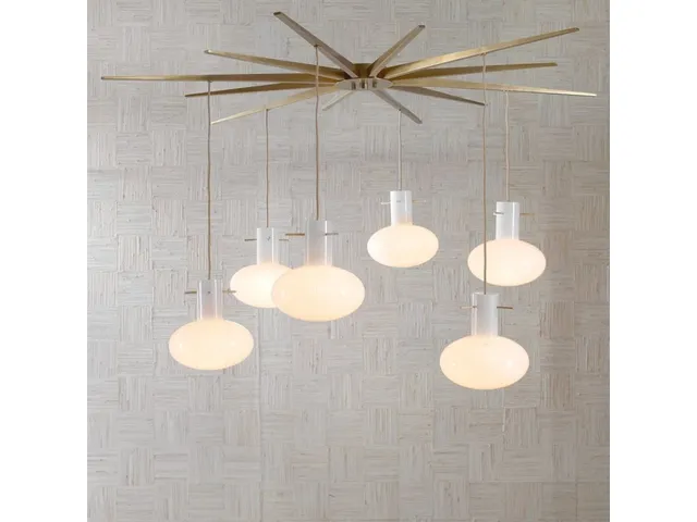 Superstar, 6 Lt Flush Pendant