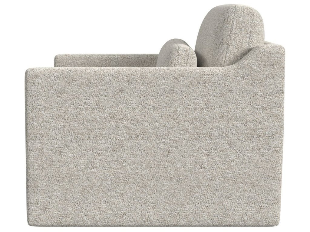 Slope Swivel Chair-And-A-Half - Snuggle Vanilla - image 3