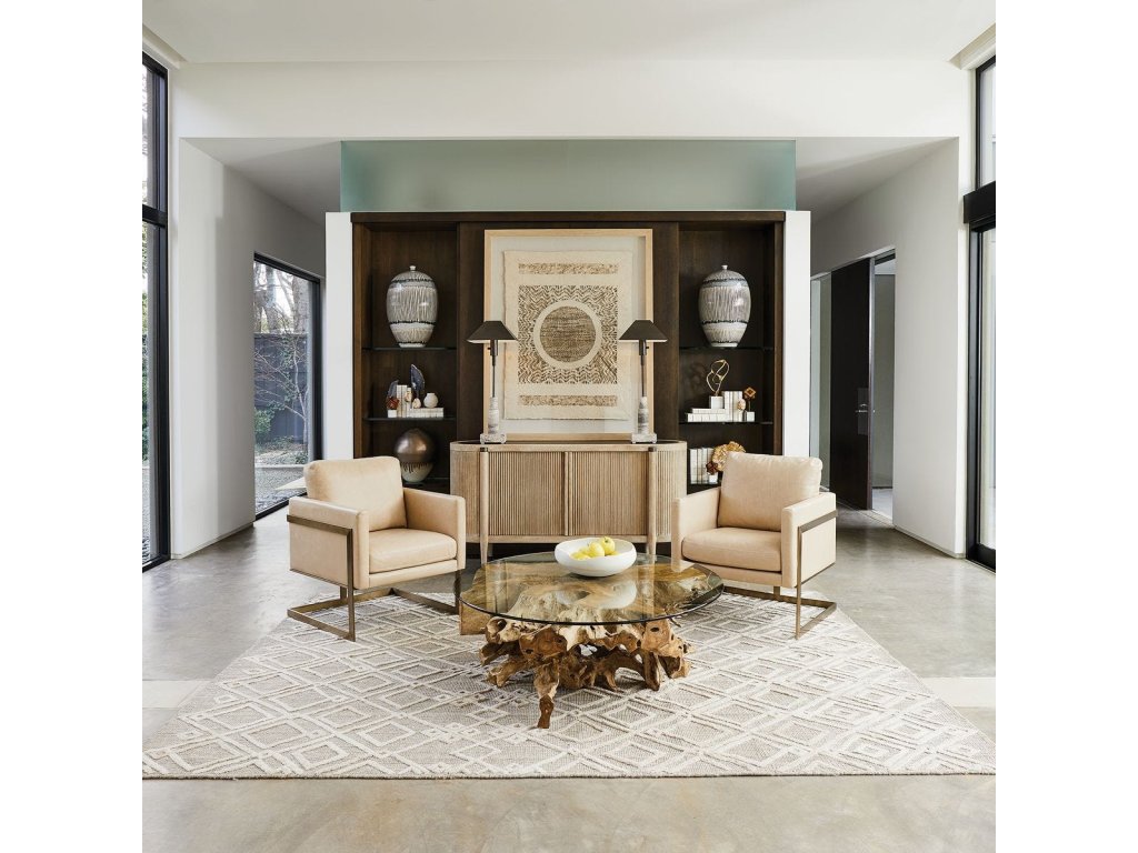 Tambour Cabinet - Natural Wash - image 1