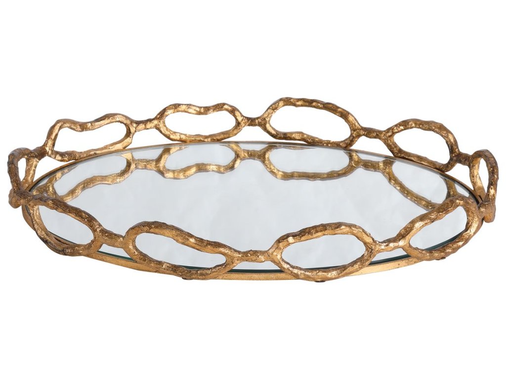 Cable Chain Tray, Gold - image 2