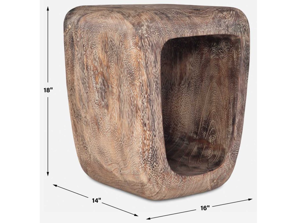 Loophole Accent Stool, Bleached Wash - image 9