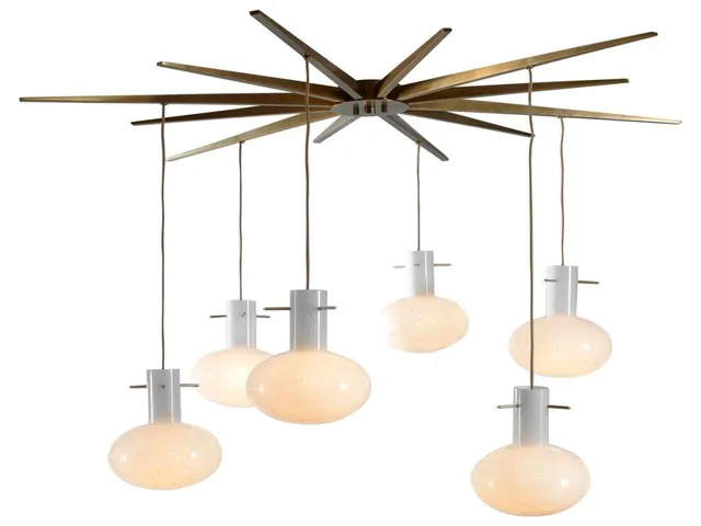 Superstar, 6 Lt Flush Pendant