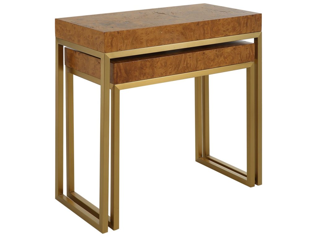 Burl-Esque Nesting Tables, S/2 - image 3