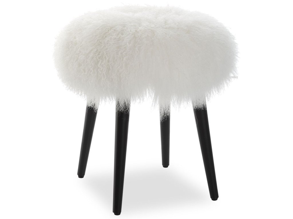Wooly Accent Stool - main image