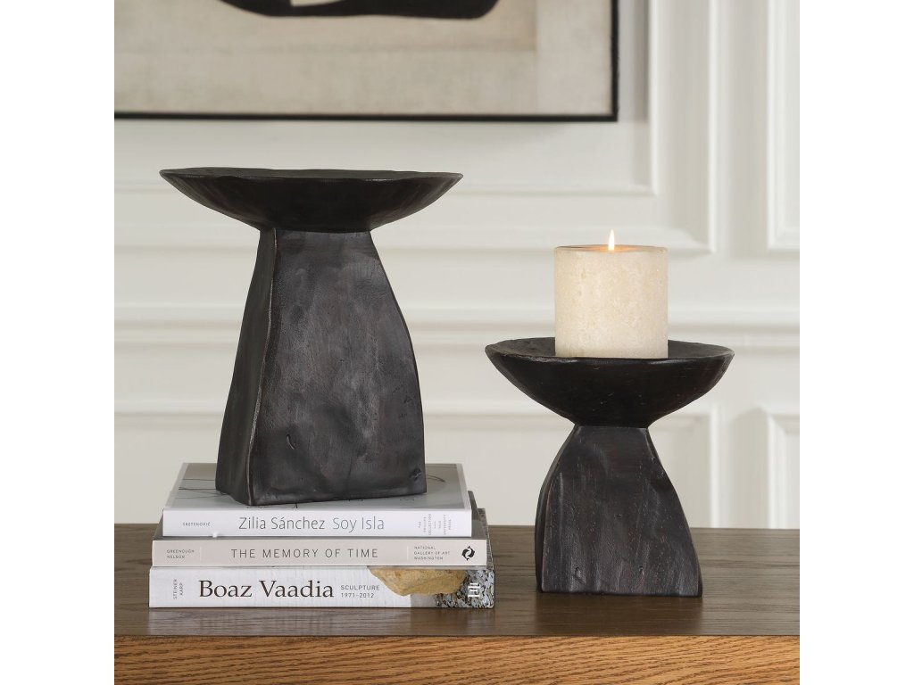 Shadow Pedestal Bowls, S/2 - image 1