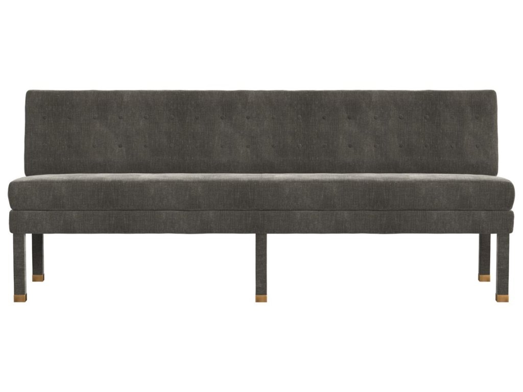 Approach The Bench Banquette, 84" - Lux Graphite - main image