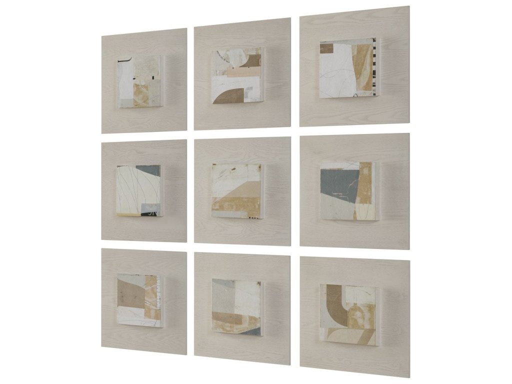New Wisdom Framed Canvases, S/9 - image 3