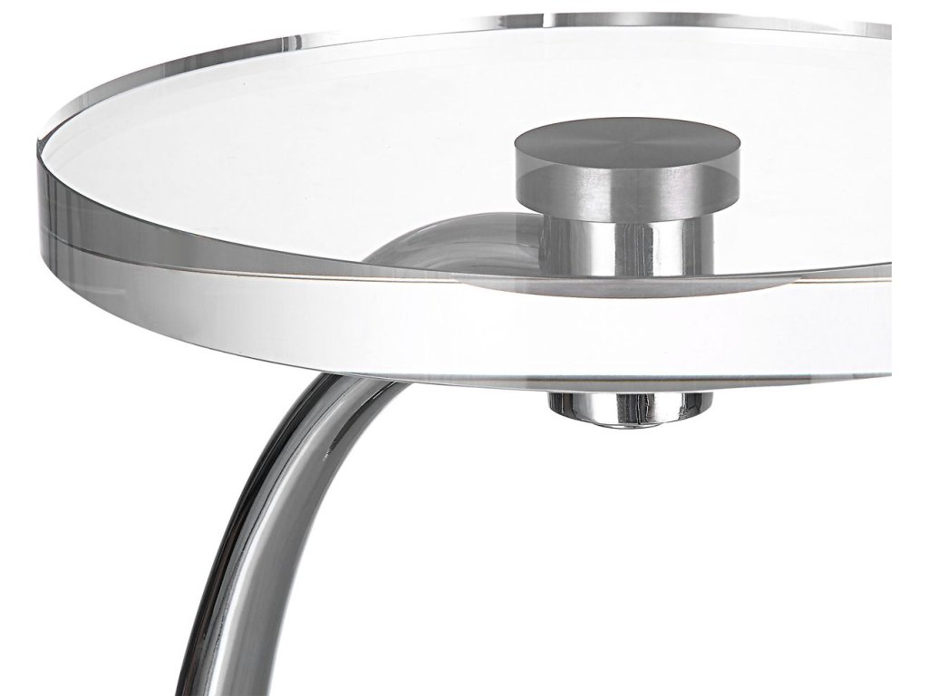 Waveney Drink Table, Nickel - image 4