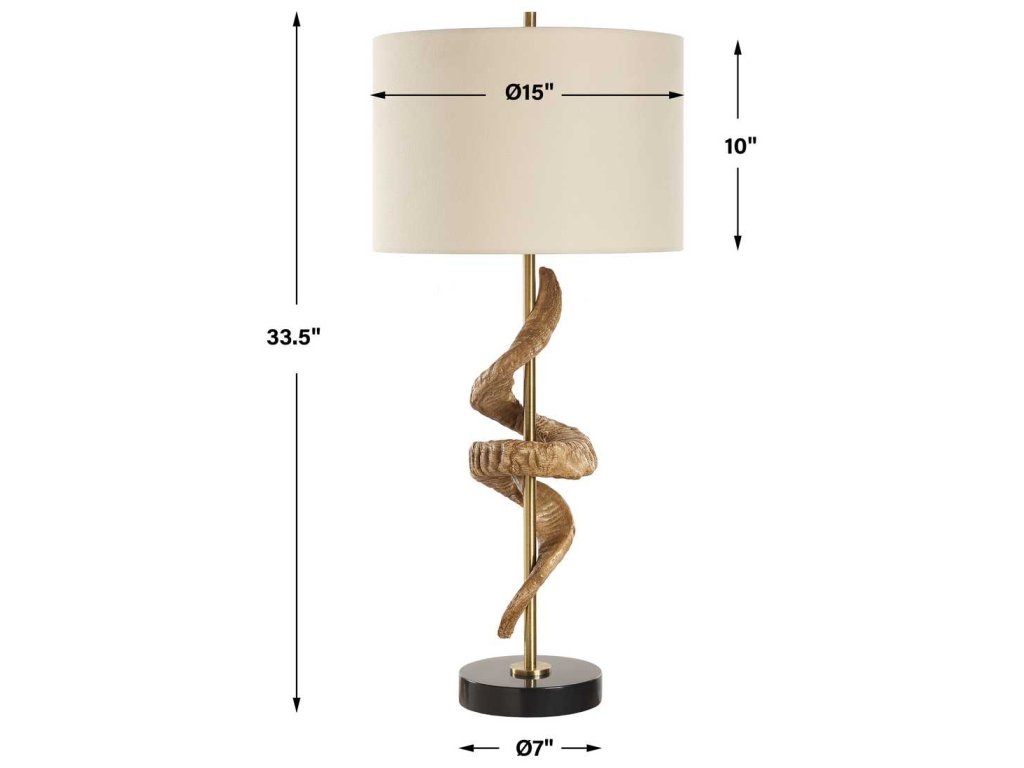 Rams Horn Table Lamp - image 6