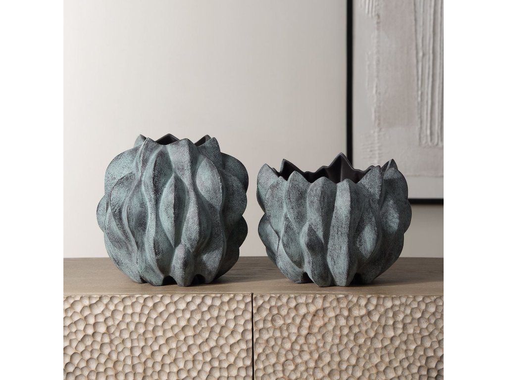 Verdant Bronze, Vases, S/2 - image 3