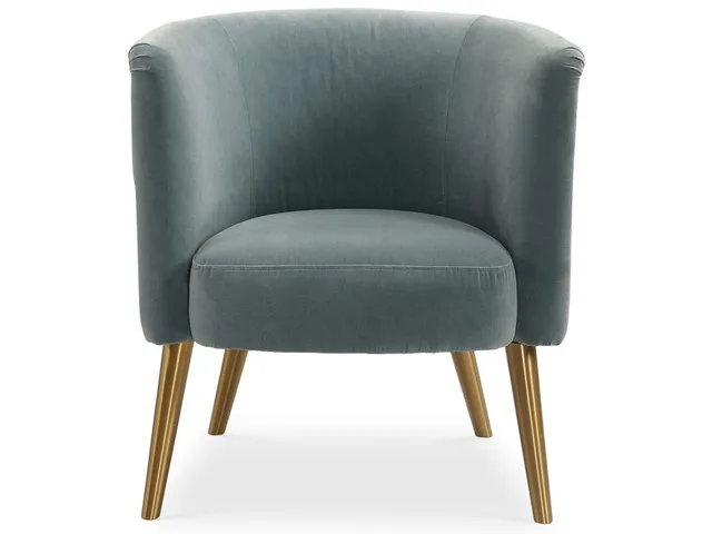 Haider Accent Chair, Slate Blue