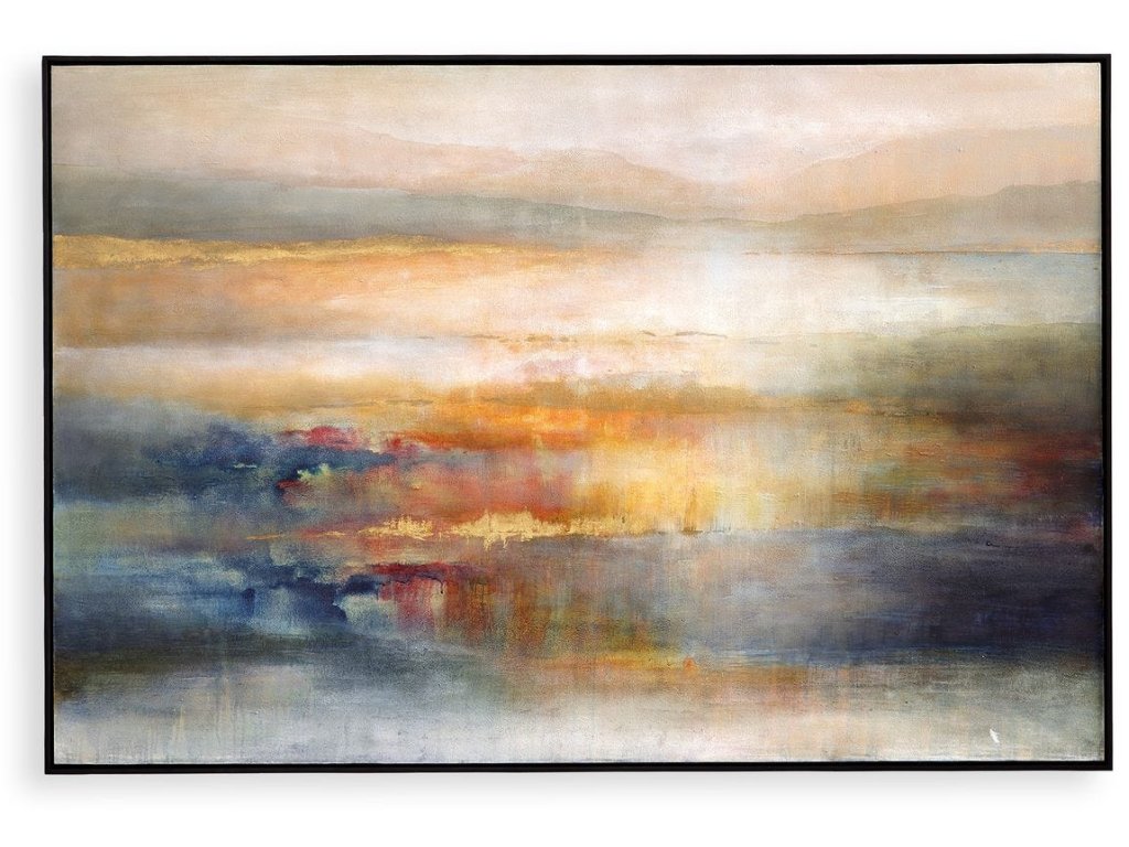 Seafaring Dusk Hand Painted Canvas - main image