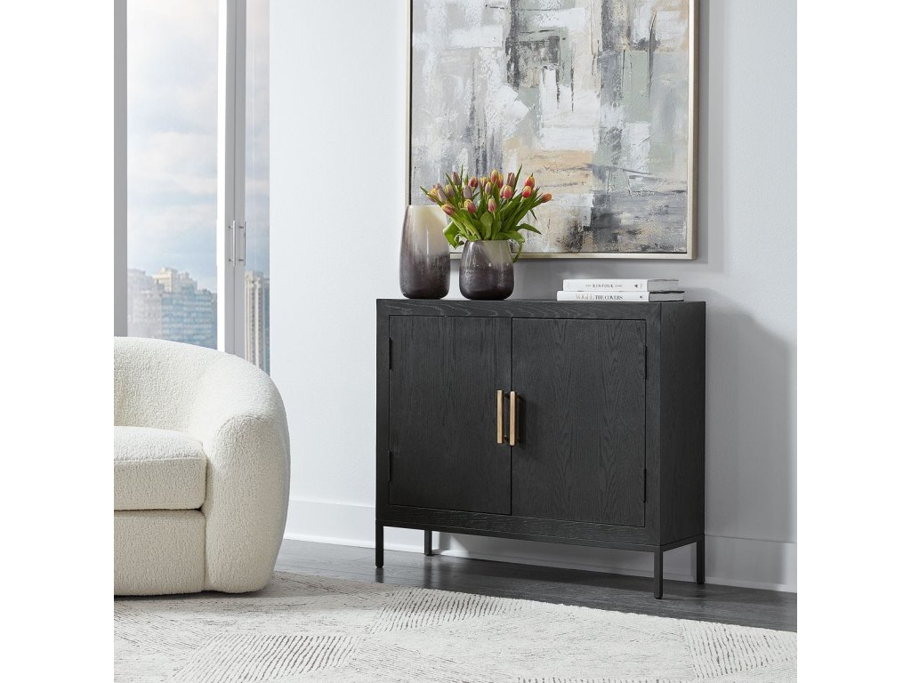 Front Range 2 Door Cabinet, Black - image 1