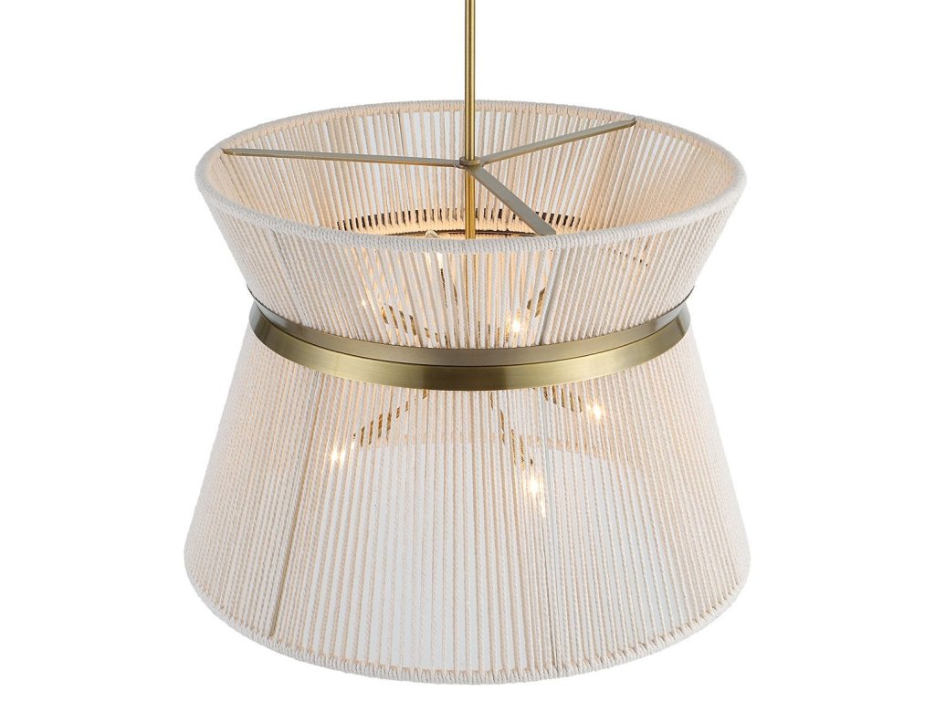 Highly Strung, 8 Lt Round Pendant - White - image 6