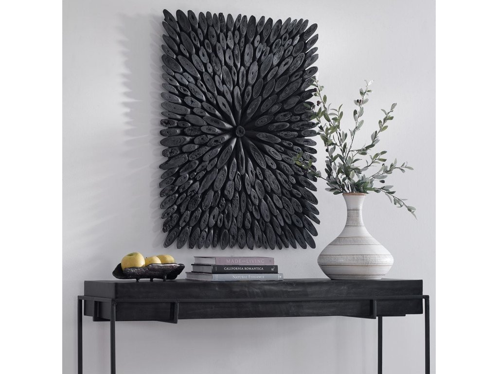 Bahama Wood Wall Decor, Black - image 2